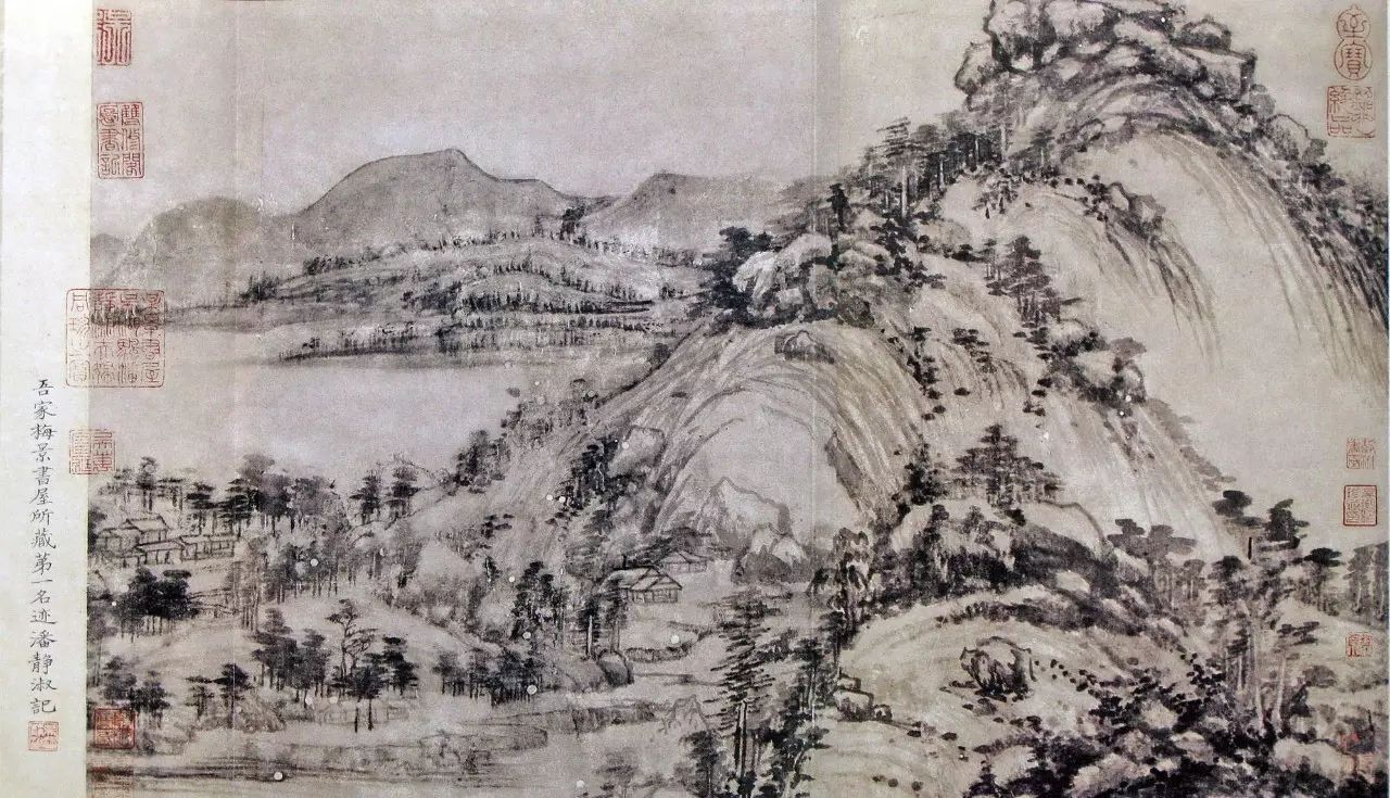 中国传统山水画《富春山居图》